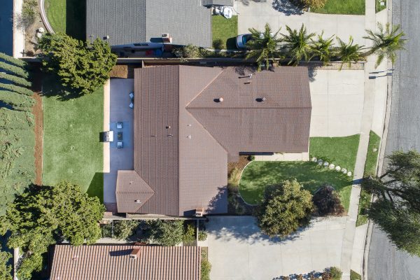 Fullerton Single Level Cul-De-Sac Home – 707 San Ramon Drive, Fullerton, CA 92835 - House Roof - Full Top View