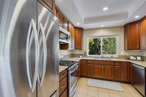Fullerton Single Level Cul-De-Sac Home – 707 San Ramon Drive, Fullerton, CA 92835 - Kitchen Front Appliance View