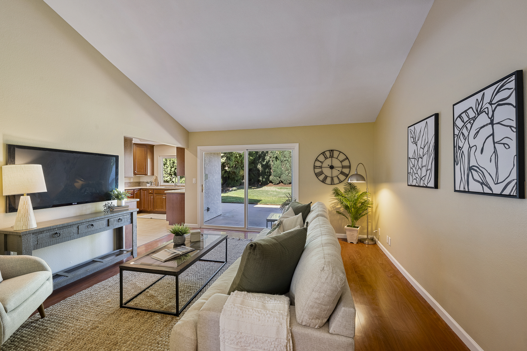 Fullerton Single Level Cul-De-Sac Home – 707 San Ramon Drive, Fullerton, CA 92835 - Living Room TV