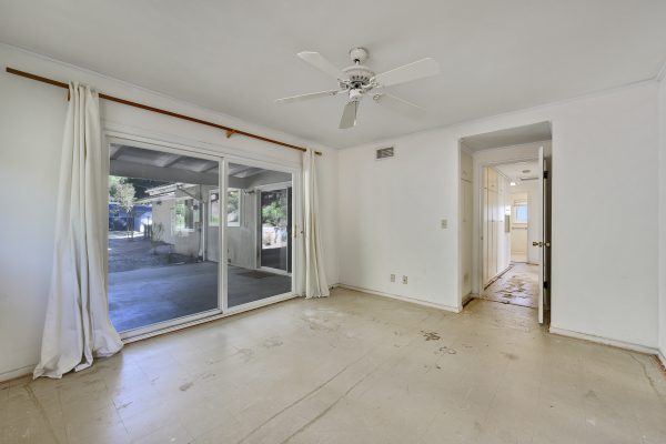 1337 Sheppard Drive, Fullerton, CA 92831 bedroom with sliding glass doors looking into hallway