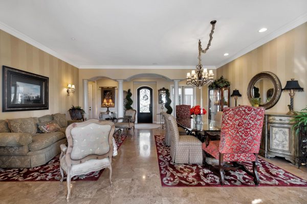 Tuscan-Inspired Olinda Ranch Villa – 467 Tangerine Place, Brea, CA 92823 - Dining Room - Patio View