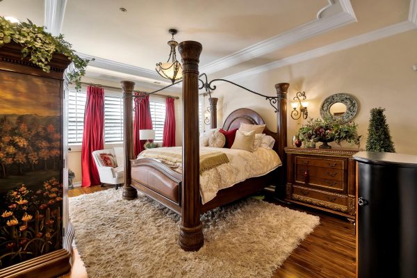Tuscan-Inspired Olinda Ranch Villa – 467 Tangerine Place, Brea, CA 92823 - Master Bedroom Bed