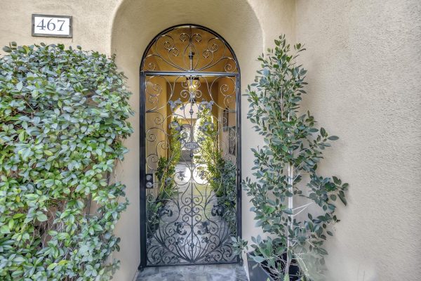 Tuscan-Inspired Olinda Ranch Villa – 467 Tangerine Place, Brea, CA 92823 - Front Facing View of Front Gate