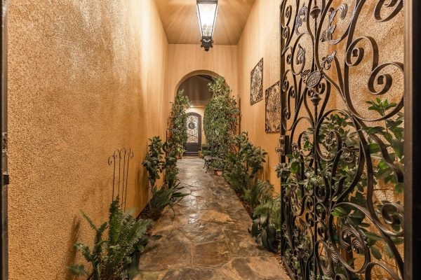 Tuscan-Inspired Olinda Ranch Villa – 467 Tangerine Place, Brea, CA 92823 - View of Walkway to Front Door