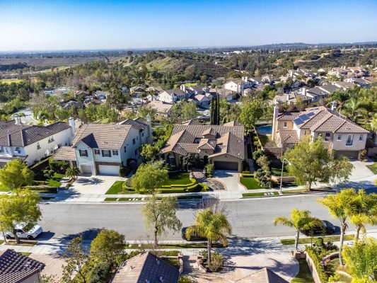 Tuscan-Inspired Olinda Ranch Villa – 467 Tangerine Place, Brea, CA 92823 - Drone - Overview of Neighborhood