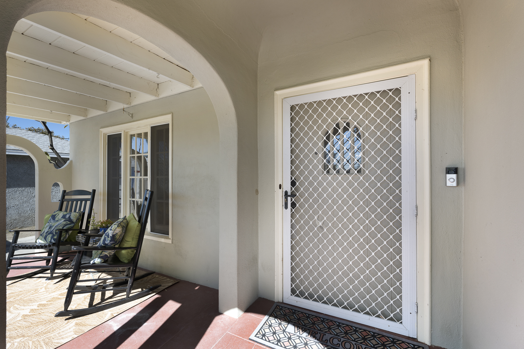 1229 Grove Place Fullerton CA 92831: Front door and patio