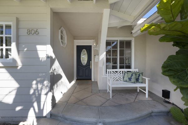 806 N. Adlena Drive, Fullerton, CA 92833: Exterior shot of front door entrance.