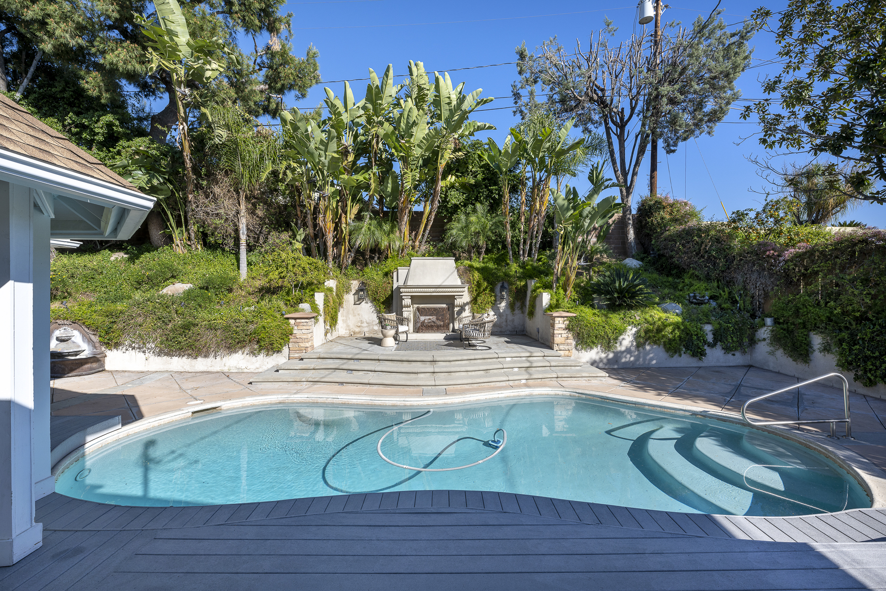 806 N. Adlena Drive, Fullerton, CA 92833: Exterior shot of pool from house.