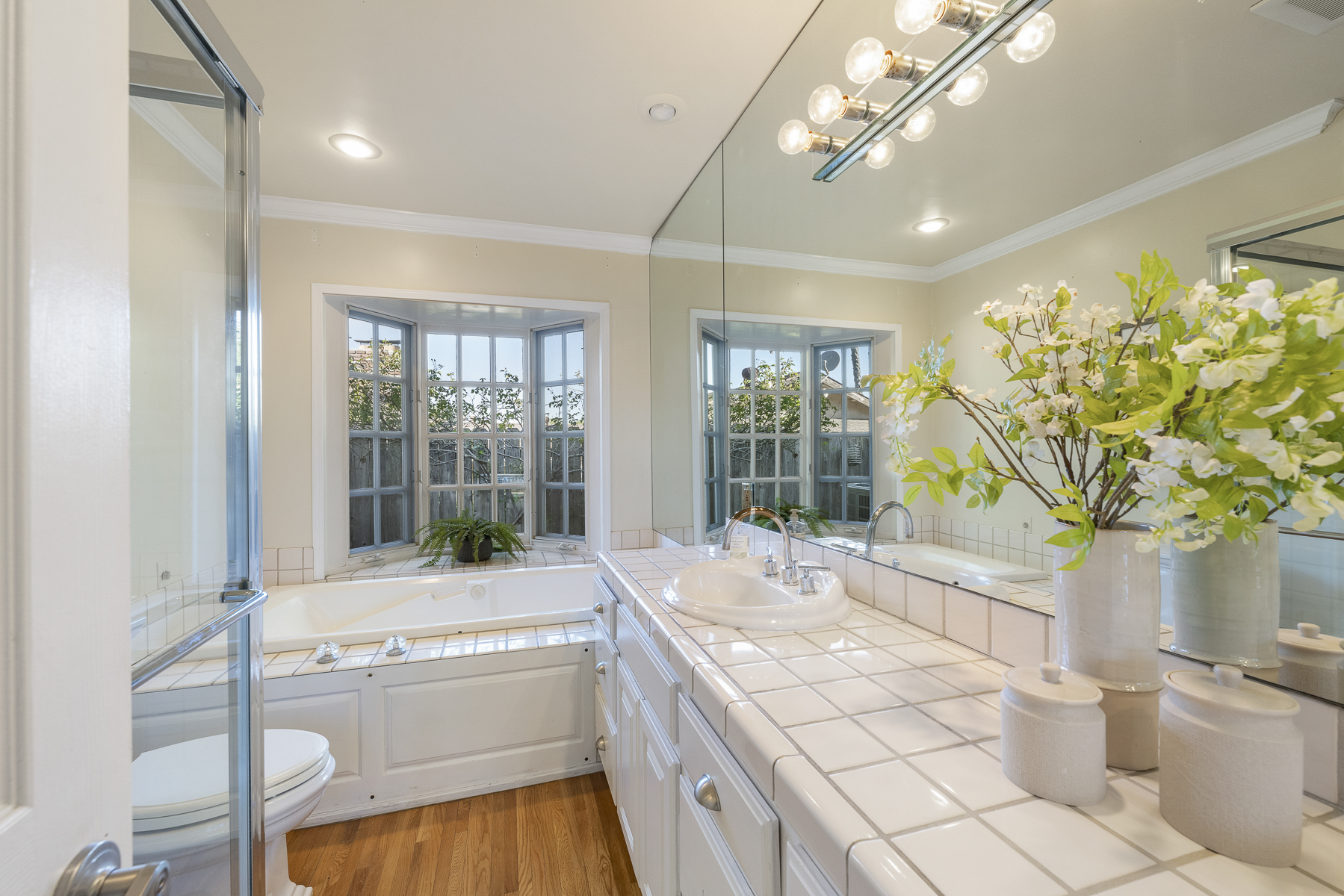 806 N. Adlena Drive, Fullerton, CA 92833: Interior shot of bathroom bathtub and countertop sink.