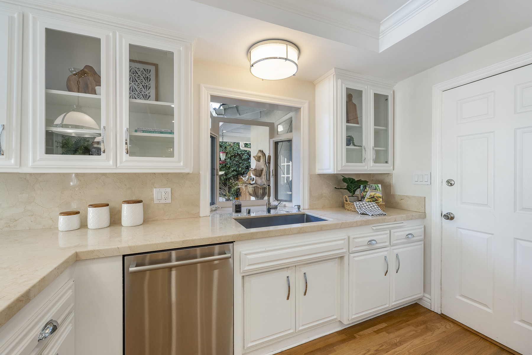 806 N. Adlena Drive, Fullerton, CA 92833: Interior shot of kitchen dishwasher and sink.