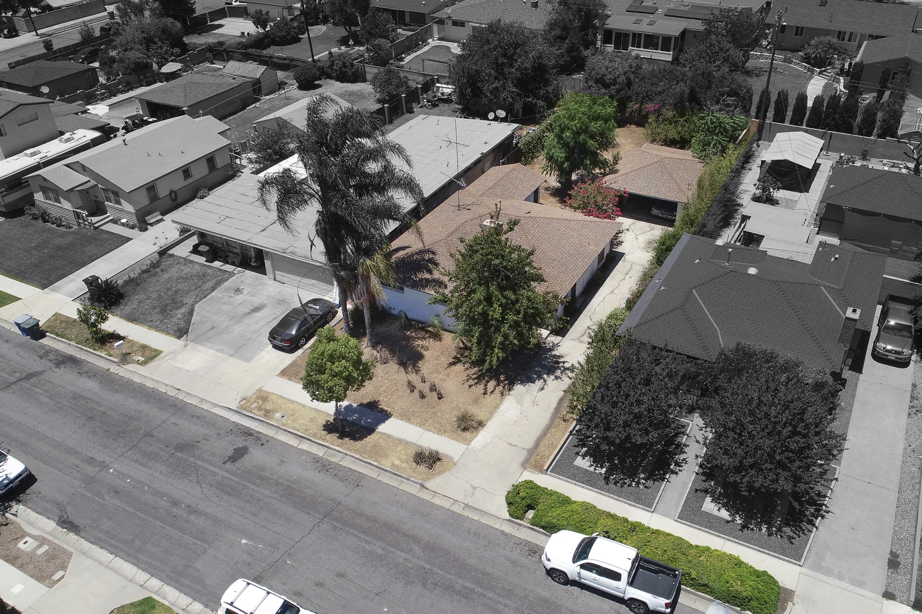 319 E. Francis Ave, La Habra, CA 90631 - Angled View 2 - Home - Grayed Out Neighbors