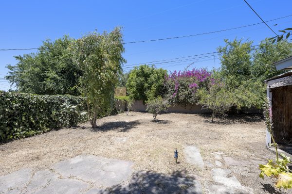 319 E. Francis Ave, La Habra, CA 90631: Exterior shot of backyard space from house.