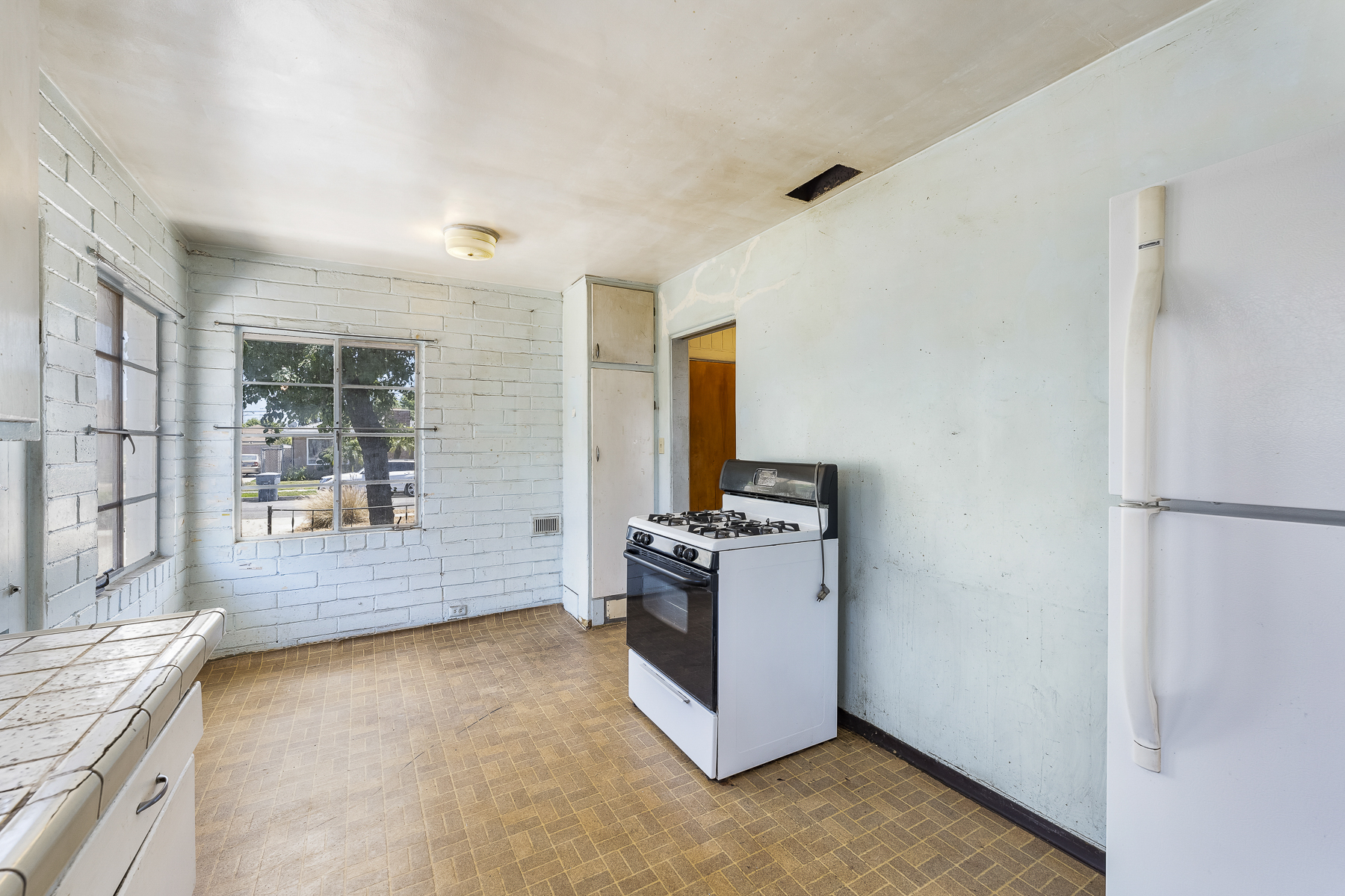 319 E. Francis Ave, La Habra, CA 90631: Interior kitchen and breakfast nook space.