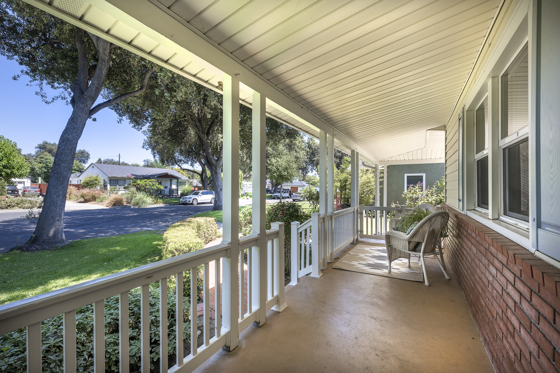 411 Truman Ave, Fullerton, CA 92832: Exterior view front porch street view.