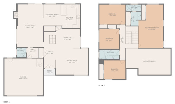 1242 Candlewood Dr-2D Floor Plan