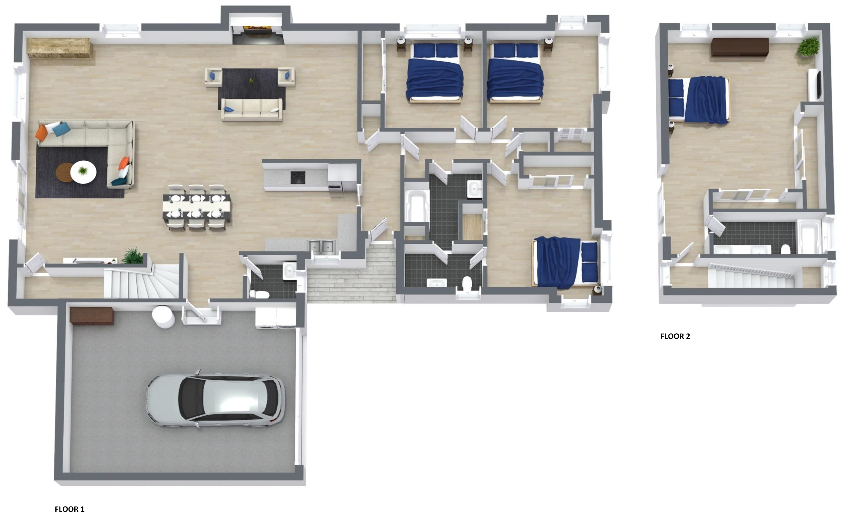 1546 Chanticleer Rd Anaheim CA 92802-3D Floor Plan