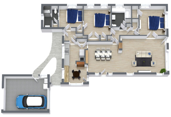 538 S Helena St Anaheim CA 92805-3D Floorplan