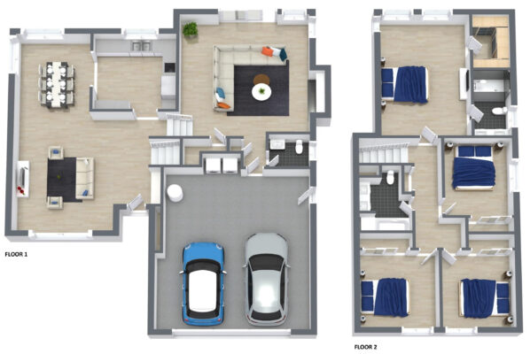 1109 Seville Place-Floor Plan 3-D